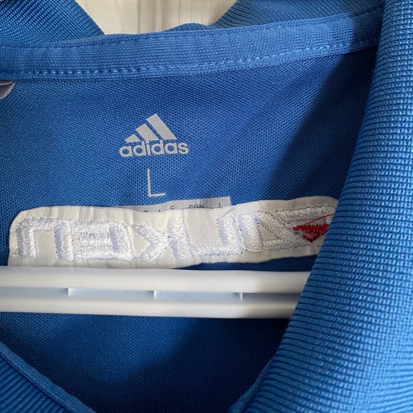 LIKE NEW Adidas X FALKEN TIRES collaboration golf shirt, size large - Picture 3 of 3